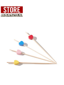 Pure Wood Creative Cocktail Decoration Signs 100 Pieces Set Fruit Wine Pin Olive Stick Bar Tools Party Supplies