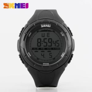 SKMEI 1025 Military Watch for Men Sport Shockproof Waterproof Digital Wristwatch LED Display Mens Alarm Clock Reloj Hombre 1405