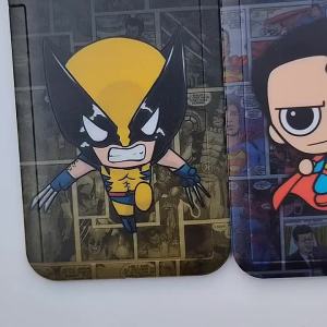 hot toys | Marvel Cartoon Figure Spiderman Credential Holder Lanyard Keys ID Card Sleeve Badge Holder Charm Cartoon Keyring Neck Straps