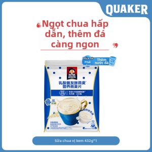 Quaker | Nước Uống Cháo Yến Mạch Fermented Dùng Nóng Lạnh Chuẩn Bị cho Bữa Sáng Đầy Đủ Dinh Dưỡng Thay Thế Bữa Ăn