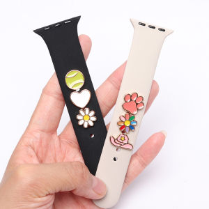 Strap Perforated DIY Accessories Nail Color Watch-Buttom for Apple Watch Huawei Xiaomi Bracelet Decorative Buckle Accessories