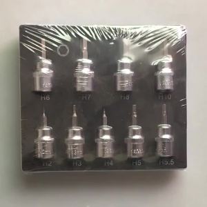 Bộ Cờ Lê Lục Giác Chuyên Nghiệp 3/8 Inch Hình Sao Thép Crom Vanadium Chắc Chắn Bộ Dụng Cụ Cầm Tay Allen Dùng Cho Gia Công Kim Loại