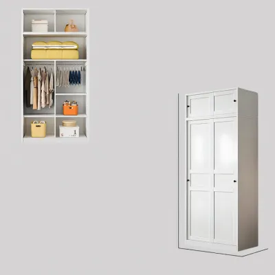Steel Sliding Wardrobe 58CM