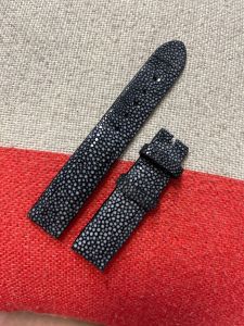 Dây đồng hồ da cá đuối nhập khẩu Handmade