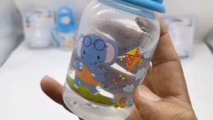 Festino 4 ขวดนม ทรงบูท แขนจับ รุ่นพิเศษจุกนมซิลิโคน ลดรูปร่าง ราคาประหยัด