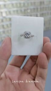 Lareyna Aravenda Cincin Pasangan / Couple Rings Korea Style Crystal Elegant CC009