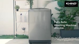 NEW Khind Fully Auto Washing Machine Washer 12kg WM120A / 10kg WM100A / ( 8KG ) WM80A Top Load Automatic Mesin Basuh Murah Automatik