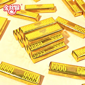 Gold Monkey Gold Bar Chocolate Wedding Candy Snacks Non-Handmade Cocoa Butter Content ≥5% Net Content 200g Packaged Loose