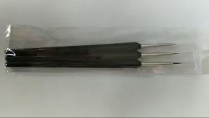 3 Pcs Nail Art Painting Brush/ Nail Art Brush Liner/ Kuku Seni Perancis Garis Garis Bunga Lukisan Menggambar Liner Sikat Manikur Alat Kit