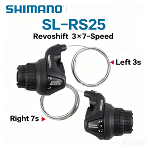 Shimano Tourney SL RS25 Revoshift Grip Bike Twist Shifter Lever 3*6s 3*7s 18S 21s Bicycle Comb with Grips RS35 as RS31 RS36
