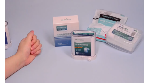 [Free Automatic Floss Box] 88 Floss Picks Set Floss Toothpicks Floss Box - Press-to-Dispense High-Polymer Material Disposable Floss Portable Floss Box