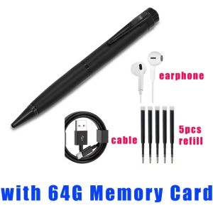 8GB-128GB Digital Voice Recorder Professional Audio Record Noise Reduce Dictaphone MP3 Player Business Meeting Recording Pen