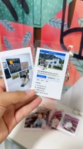 พวงกุญแจโพลารอยด์​ 10​ บาท​ เคลือบแข็ง​ กันน้ำ​ ​รูปได้ คลาโปรแกรม