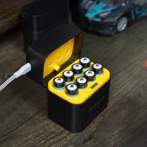 Reusable Lithium Battery Charger 8 Pack 1.5 V Rechargeable Batteries 4 AAA and 4 AA