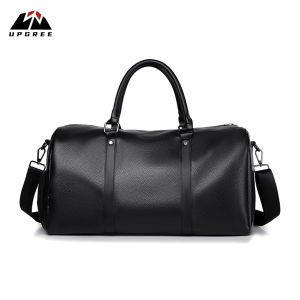UPGREE กระเป๋าเดินทางแบบพกพาแฟชั่นกระเป๋าหนัง PU กระเป๋าออกกำลังกายช่องแยกแห้งและเปียกกีฬากลางแจ้งสำหรับยิมและยิมสายกระเป๋ากระเป๋าออกกำลังกายสำหรับการเดินทางโยคะว่ายน้ำ