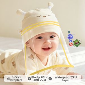 MINITUTUYA | Anti-droplet Windproof Detachable Baby Protection Hat
