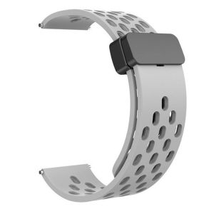 Magnetic Absorption Silicone Watchband Compatible with Huawei Watch 4 Pro/Watch 3/Watch 2 pro GT 4 Cellular Hole Smart Watch Band