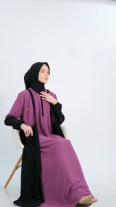 Dzellia - Dennica gamis wanita / gamis terbaru 2025 mewah / gamis warna hitam terbaru 2025