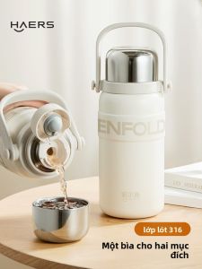 Haers | Bình Nước Giữ Nhiệt Dung Lượng Lớn Thân Thiện Với Trẻ Em