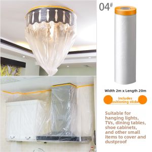 Defasilk | Dustproof Cover for Furniture and Dormitory Protection Plastic Dustproof Film