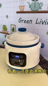PDM Electric Intelligent White Porcelain Stew Pot 3.8L Electric Stew Pot Porridge Pot Birds Nest Stew Pot 全智能白瓷电炖盅