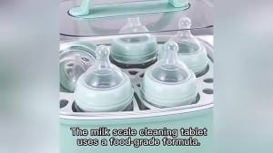 36PCS Baby Bottle Washer Cleaning Tablets Effervescent Tablets Universal Detergent Deep Cleaning Remove Odor Descaler Remover