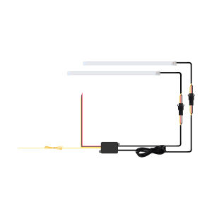 KEVANLY | 2PCS DRL Car Daytime Running Light Symphony Colorful Turn Signal with Remote App Control Flexible Decorative Strip 12V Universal