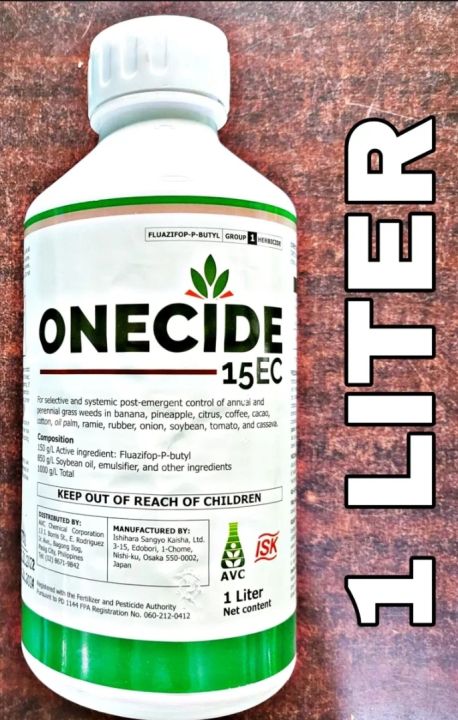 ONECIDE 15 EC (1 LITER) FLUAZIFOP-P-BUTYL POST-EMERGENT HERBICIDE BY AVC  CHEMICAL | Lazada PH