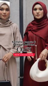 JUBAH QAIRA by MEWAH EXCLUSIVE | Baju Umrah Muslimah Ironless