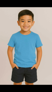 KiddieWear Soft Cotton Spandex Shirt for men/women kids with size