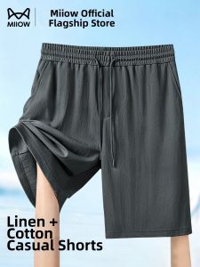 MiiOW | Linen Ice Silk Quick Drying Straight Trousers Men