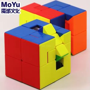MoYu MeiLong Magic Cubes 3x3x3 Puppet Stickerless Cubing Classroom Puzzle 3x3 Puppet 1 2 Professional Educational Toy