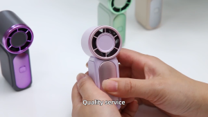 Mini High Speed Handheld Fan with Type-C Cable Cord 7 Colors 3600mAh Battery 100 Speed Wind Compact Portable & Versatile
