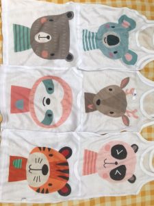 MODERNA - 4 PCS Kaos Dalam PUTIH GAMBAR/Singlet Pria / Laki-Laki RIKI PUTIH/HITAM Size M L XL XXL(3L)