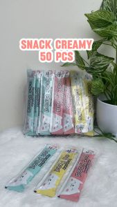 Paket Snack Kucing Creamy 100 Pcs dari Pawitive Vibes