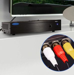 3x3 Audio Video RCA AV Cable Wire Connector Male Adapter Cord Analog Signal Adaptor 3 x 3 TV DVD