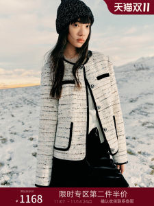 Elegant Classic Precision Maxrieny down Jacket Coat Polyester Wool Duck down Filling Button Detail Commute Style Regular Fit