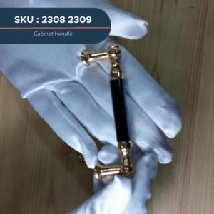 Classy Solid Brass Gold Cabinet Handle: Premium Quality Cabinet Accessories