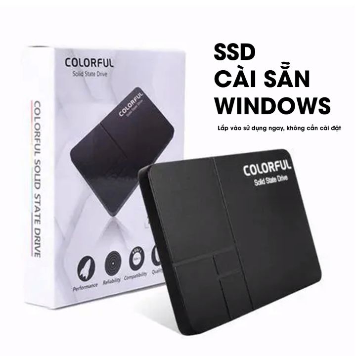 Ô cứng sandisk cài sẵn windows 7-10-11 gắn vào bật nguồn là sử