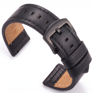 DUTRIEUX | Quick Release Spring Bar Top Grain Leather Watchband 18mm 20mm 22mm 24mm Watch Strap Universal Replacement Accessories Men Women