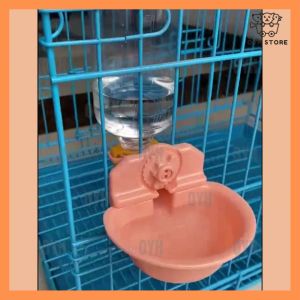 LOCAL DELIVERY- PET DOG CAT HANGING BOTTLE WATER DISPENSER AUTOMATIC FOUNTAIN