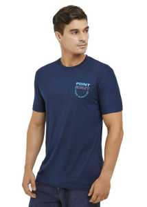 Kaos Distro Point Eight Cowok Cewek Lengan Pendek Baju Atasan Spandek Adem Navy Merah M L XL XXL