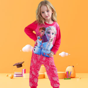 New Spring Kids Pjs Sets Elsa Anna Stitch Pajamas for Children Cotton Boy Sleepwear Baby Pyjamas Long Sleeve Girl Sets Nightwear