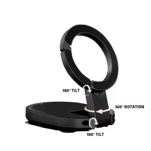 Suction Cup Magnetic Phone Holder Foldable Rotatable Multifunctional Stable Vacuum Suction Car Mounted 