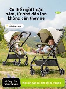 KIUMO | Xe đẩy nhẹ có thể gấp gọn cho bé đến 3 tuổi