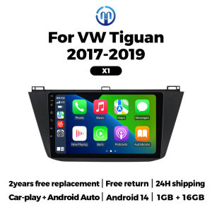 Navifly 10" Android 14 Carplay Auto Car Radio Multimedia Player For Volkswagen Tiguan 2 Mk 2016 2017 2018 2 din Autoradio Stereo