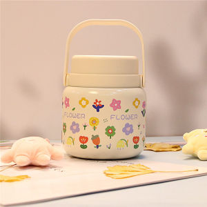 2024 New Small Capacity Stainless Steel 316 Insulated Rice Cooker Cup Soup Pot Stew Pot Stainless Steel 18oz 500ml Food Thermos