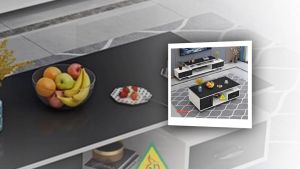 Bộ kệ tivi và bàn trà đẹp bàn sofa phong cách hiện đại sang trọng VBTV302