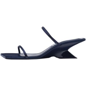 Fashionable Roman Style mid Heel Sandals Womens Open Toe Strappy High Heels Summer New Arrival Versatile Slip-On Casual Shoes