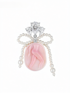 Elegant Pearl Bow Earrings Designed for Girls with 3D Effect